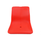 Red Anti Uv High Back Bleacher Seat Good Weather Resistance