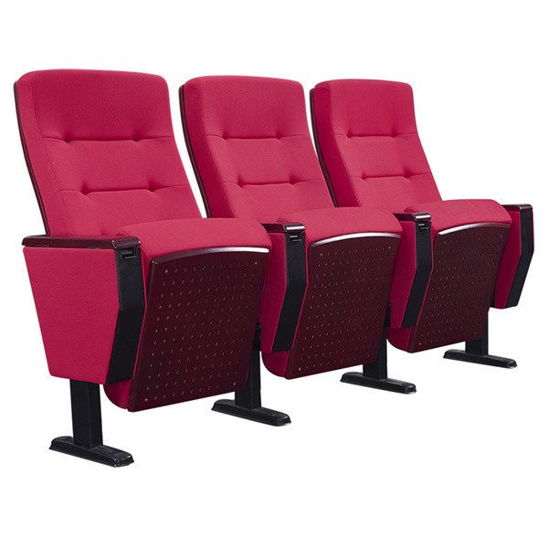 Red Cold Molded PU Foam School Auditorium Seats ISO9001 Certified