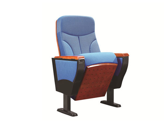 Kain tahan api Plywood Cover Soft Lipat Auditorium Kursi Tablet MDF